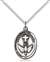 0873SS/18SS <br/>Sterling Silver Confirmation Pendant