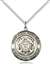 1183SS3/18SS <br/>Sterling Silver COAST GUARD/ST. CHRISTOPHER Pendant
