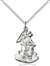 1251SS/18SS <br/>Sterling Silver Guardian Angel Pendant
