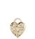 3402KT <br/>14kt Gold Guardian Angel Heart Medal