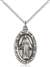 4123SSS/18SS <br/>Sterling Silver Scapular Pendant