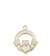 4138KT <br/>14kt Gold Claddagh Medal