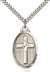 4145YSS/24S <br/>Sterling Silver Cross Pendant