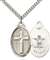 4145YSS2/24S <br/>Sterling Silver Cross / Army Pendant