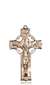 5460KT <br/>14kt Gold Celtic Crucifix Medal