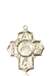 5715KT <br/>14kt Gold Scapular 4-Way Medal