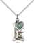 5901SS/18SS <br/>Sterling Silver Miraculous Pendant