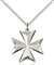 5993SS-CX/18SS <br/>Sterling Silver Maltese Cross Pendant