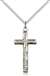 6017SS/18SS <br/>Sterling Silver Cross Pendant