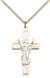 6026SS/GF/18GF <br/>Two-Tone SS/GF Cross Pendant