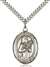 St. Agatha Medal<br/>7003 Oval, Sterling Silver