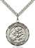 St. Anthony of Padua Medal<br/>7004 Round, Sterling Silver