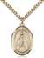 St. Blaise Medal<br/>7010 Oval, Gold Filled