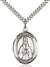 St. Blaise Medal<br/>7010 Oval, Sterling Silver