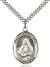 St. Frances Cabrini Medal<br/>7011 Oval, Sterling Silver