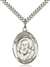 St. Francis de Sales Medal<br/>7035 Oval, Sterling Silver