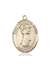 St. Francis of Assisi Medal<br/>7036 Oval, 14kt Gold