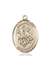 St. George Medal<br/>7040 Oval, 14kt Gold