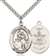 St. Joan of Arc / Army Medal<br/>7053 Oval, Sterling Silver