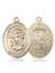 St. Michael the Archangel / National Guard Medal<br/>7076 Oval, 14kt Gold