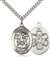 St. Michael the Archangel / EMT Medal<br/>7076 Oval, Sterling Silver