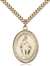 Miraculous Medal<br/>7078 Oval, Gold Filled