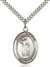 St. Stephen the Martyr Medal<br/>7104 Oval, Sterling Silver