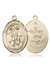 Guardian Angel Medal<br/>7118 Oval, 14kt Gold