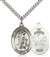 Guardian Angel Medal<br/>7118 Oval, Sterling Silver