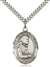 St. Pio of Pietrelcina Medal<br/>7125 Oval, Sterling Silver