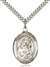 St. Gertrude of Nivelles Medal<br/>7219 Oval, Sterling Silver