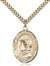 St. Elizabeth Ann Seton Medal<br/>7224 Oval, Gold Filled