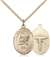 St. Agatha / Nurse Medal<br/>8003 Oval, Gold Filled