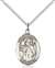 St. Boniface Medal<br/>8009 Oval, Sterling Silver