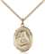 St. Frances Cabrini Medal<br/>8011 Oval, Gold Filled