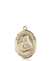 St. Frances Cabrini Medal<br/>8011 Oval, 14kt Gold