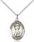 St. Francis of Assisi Medal<br/>8036 Oval, Sterling Silver