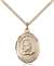 St. John Bosco Medal<br/>8055 Oval, Gold Filled