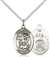 St. Michael / Air Force Medal<br/>8076 Oval, Sterling Silver