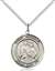 St. Raphael the Archangel Medal<br/>8092 Round, Sterling Silver