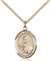 St. Theresa Medal<br/>8106 Oval, Gold Filled