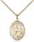 St. Alphonsus Medal<br/>8221 Oval, Gold Filled
