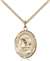 St. Elizabeth Ann Seton Medal<br/>8224 Oval, Gold Filled