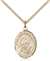 St. Bernard of Montjoux Medal<br/>8264 Oval, Gold Filled