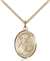 St. Fiacre Medal<br/>8298 Oval, Gold Filled