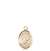 St. Theresa Medal<br/>9106 Oval, 14kt Gold