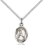 St. Christopher Medal<br/>9150 Oval, Sterling Silver