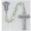 08 AUGUST ROSARY 6MM AURORA BOREALIS PERIDOT