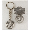 ST MICHAEL KEYRING/VISOR SET