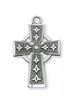 STERLING SILVER CELTIC CROSS 18" CHAIN & BOX